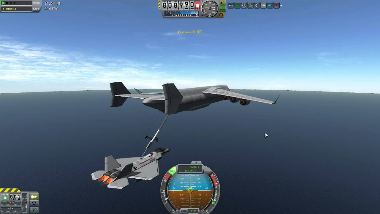 KSP Mid Air Refuel YouTube