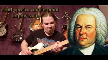 Baroque Species Counterpoint - Guitar improvisation