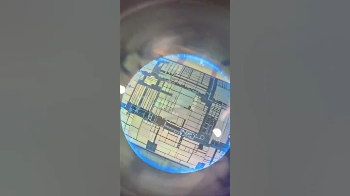 Apple Microchip CPU Under Microscope 🔬