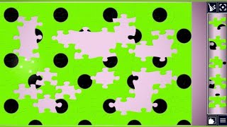 Neon Dots jigsaw 🟢 | Green & Black Pattern ⚫ //@jigsawpuzzle98   screenshot 1