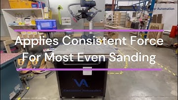 Sanding Robot Made for Cabinets - Doosan Robot Best-in-Class Force Demo #woodworking #sandingmachine