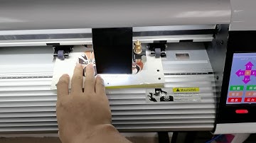 How to operate Teneth CCD to cut printed material