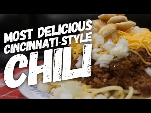 Cincinnati-Style Chili ** Cincinnati, Ohio Tradition