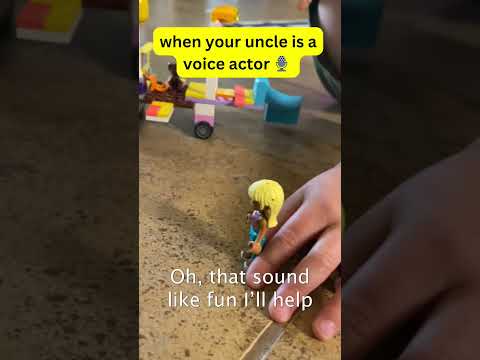 When Your Uncle Is A Voice Actor