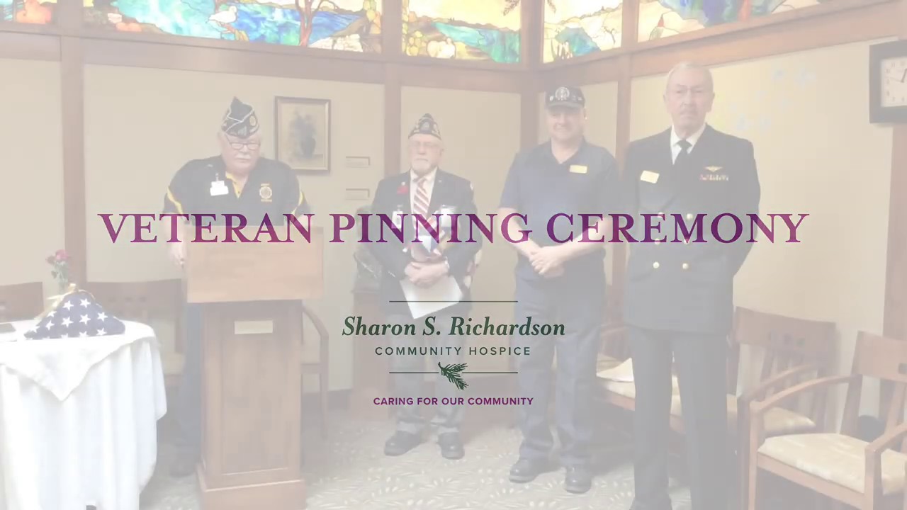 Sharon S. Richardson Community Hospice We Honor Veteran Pinning