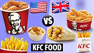 AMERICAN vs. BRITISH KFC Food!!!