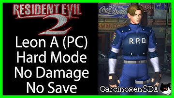 Resident Evil 2 (PC) No Damage No Save - Leon A, Hard