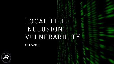 Local File Inclusion vulnerability | Initcrew CTF (web application)