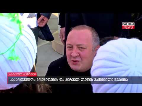 საქართველოს პრეზიდენტს და პირველ ლედის ვაჟიშვილი შეეძინათ