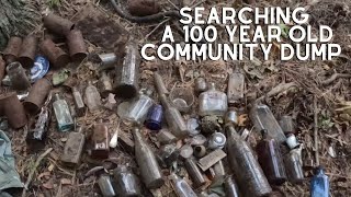 Digging A 100 Year Old Dump for Valuable Bottles And Relics