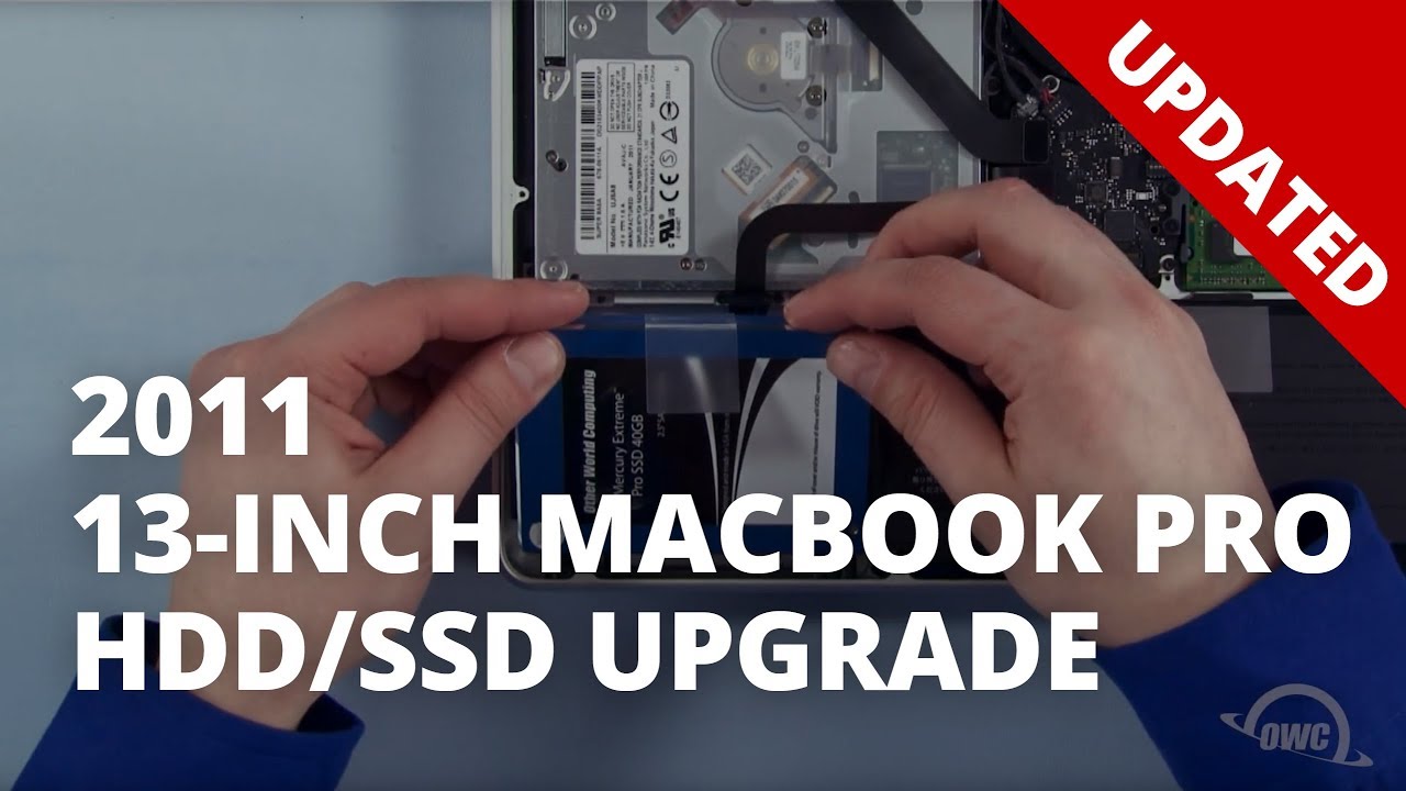 How to Install a SSD or HDD in a 13-inch MacBook Pro 2010 