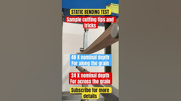Static bending test #plywood #knowledge #board #doors #isi #sample #cutting #testing #viral #shorts