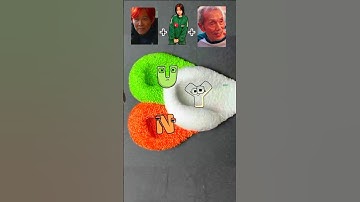 Guess the colors #오징어게임 #squidgame #alphabetlore #alphabet #colormixing #satisfying #asmr #shorts