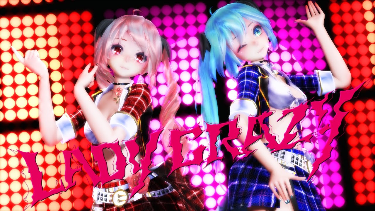 【MMD】 LADY CRAZY / ネギドリル (Tda式改変初音ミク/Tda式改変重音テト)【重音テト誕生祭2025】【4K】