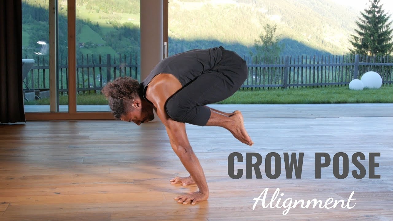 5 Steps in How To Do Crow Pose Beginners - Easy Bakasana! - YouTube