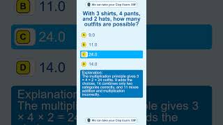 CLEP Mathematics Probability Practice