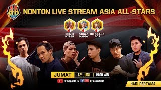 🔴 FREE FIRE ASIA ALL-STARS INFLUENCER ~ KUMIS HYPER INDONESIA!!