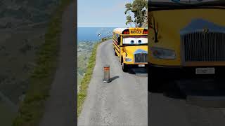 Car & School Truck vs Chained Hydraulic Crush - BeamNG.Drive screenshot 5