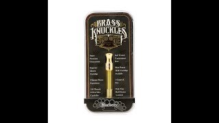 Brass Knuckles Blueberry Indica 420 Oil/Wax Vape Cartridge Review