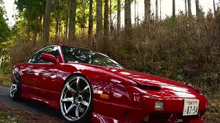 真っ赤なNISSAN 180sx