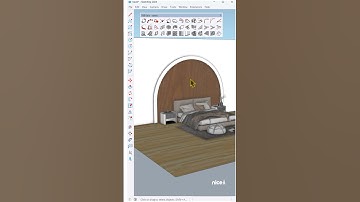 The fastest way to design a modern bedroom! #nicetower #sketchup #interiordesign #bedroom