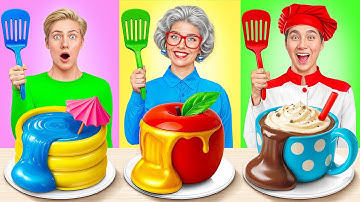 나 vs 할머니 요리 챌린지 | 주방 도구 및 육아 해킹 Multi DO Challenge