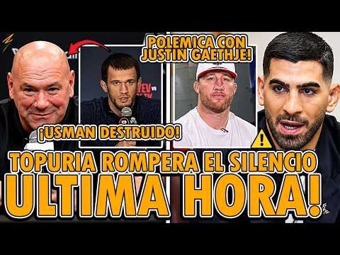 SHOCKING NEWS! ILIA TOPURIA IS BACK! CONTROVERSIAL JUSTIN GAETHJE CALLS OUT MCGREGOR AND REJECTS ...