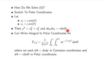 Noncoherent Communication (10/12): Probability Of Error Derivation