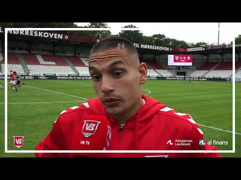 Dimitris Emmanouilidis efter sejren over Nykøbing FC (07/08-2022)