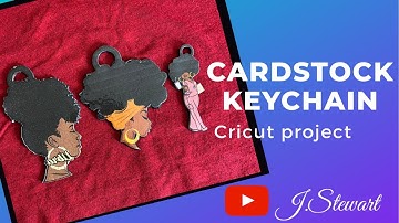 Cardstock Keychains/Diy Keychains