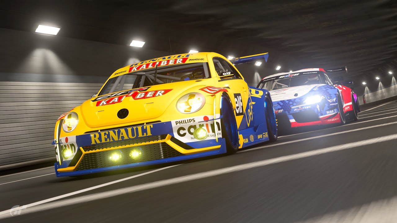 Fighting against two Toyota Supra’s in a VW Beetle is not what you want (Gran Turismo 7)