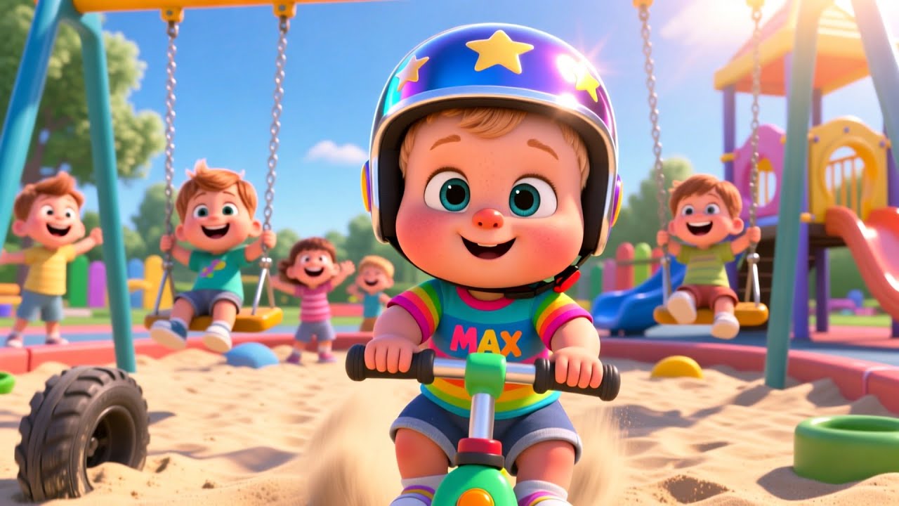 Mini Scooter Zoom With Baby 🛴🎶 Fun Vehicle Song for Kids | Learn Colors and Numbers Toddlers