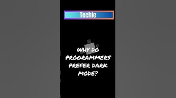 Programmers and dark mode