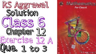 Rs Aggarwal class 6 Exercise 12 of Chapter 12 | Parallel Lines | MD Sir