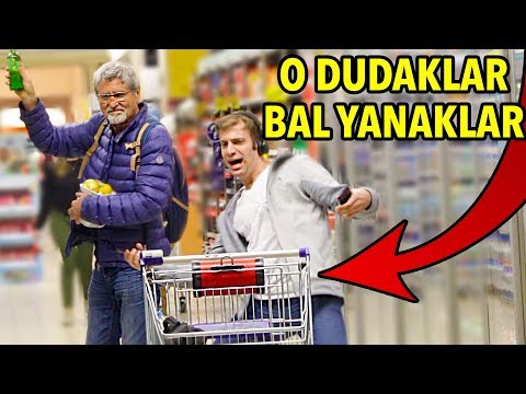 O DUDAKLAR BAL YANAKLAR - MARKETTE SESLİ MÜZİK DİNLEME ŞAKASI