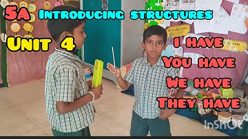 Term 3 unit 4/5a.Introducing the structures I have/You have/ We have/They have/Eng Ennum Ezhuthum