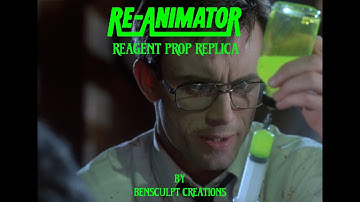 RE-AGENT & SYRINGE "RE-ANIMATOR" - MOVIE PROP REPLICA by BenSculpt Creations