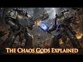 The Chaos Gods EXPLAINED | Khorne, Nurgle, Tzeentch & Slaanesh (Warhammer 40K Lore)
