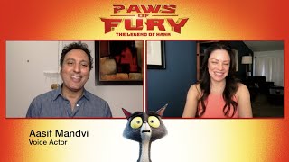 Aasif Mandvi Discusses Overcoming Differences In Paws of Fury: The Legend of Hank