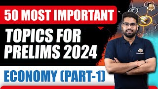 Revise Economy for UPSC Prelims 2024 || 50 Important Topics Series