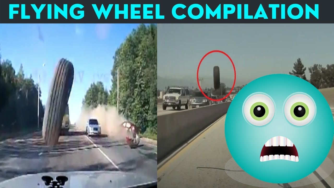 Loose Tyre compilation Loose tires flying off YouTube