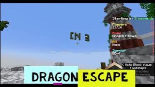 THE DRAGON ESCAPE!! | MINEPLEX SERVERS MINECRAFT