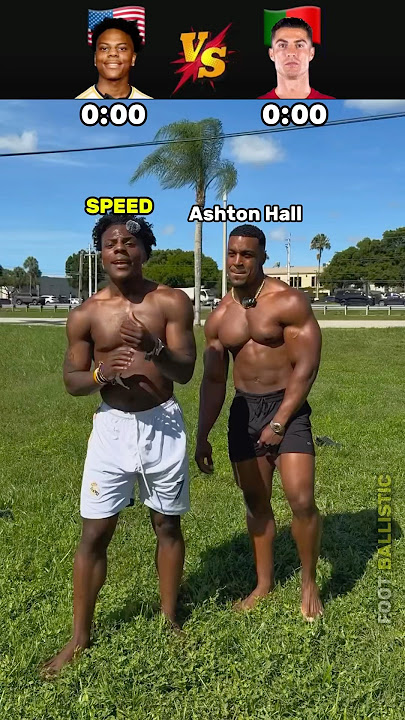 iShowSpeed VS Ronaldo Epic Sprint Challenge 🤯