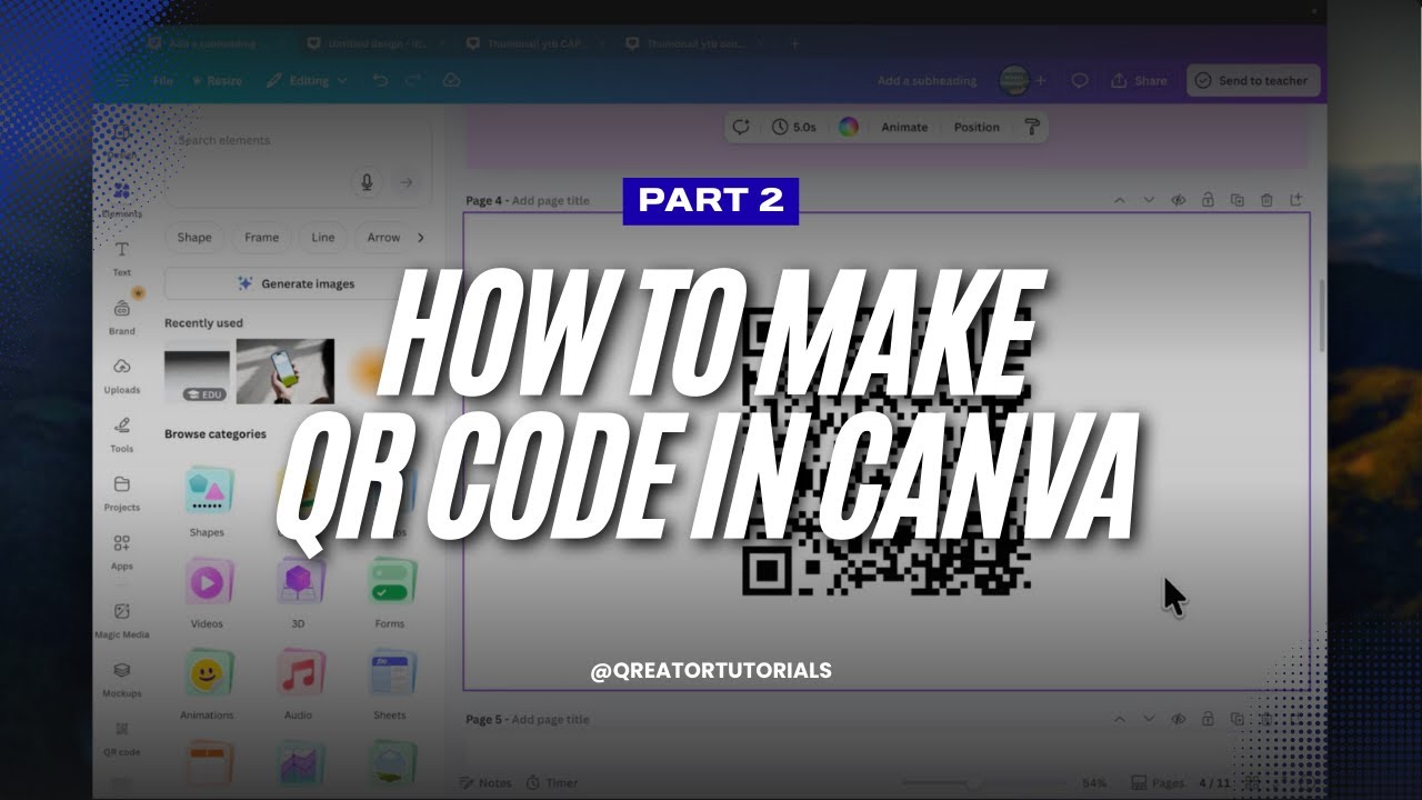 Cara Membuat QR Code di Canva (Gratis & Cepat!) — Tutorial Pemula - YouTube