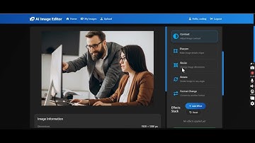 Smart AI Image Editor Project in Django | Edit, Enhance & Export Images | Source Code