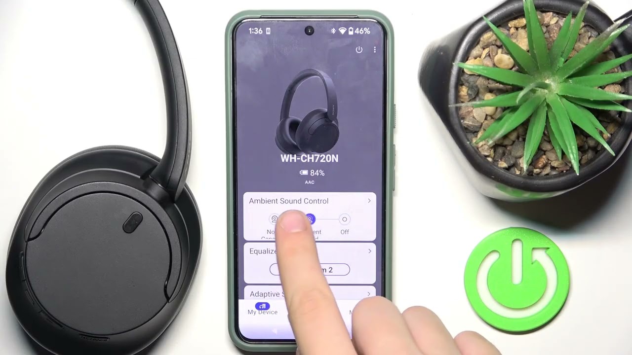 SONY WHCH720N アプリでAmbient Sound・ANC・オフを切り替える方法 - YouTube