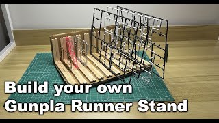 How I Built My Gunpla Runner Stand From Scratch