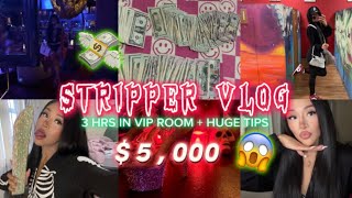 STRIPPER VLOG: MADE $5K, 3 HRS STRAIGHT IN VIP ROOMS ON HALLOWEEN WEEKEND + HUGE TIPS 🎃💸