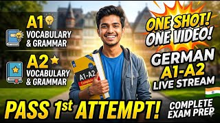 ■ COMPLETE A1 &amp; A2⚡️ ONE SHOT  #germangrammar #germantest #germanA1 #germanA2