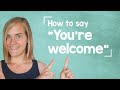 German Lesson (43) - How to Say Youre Welcome - A1